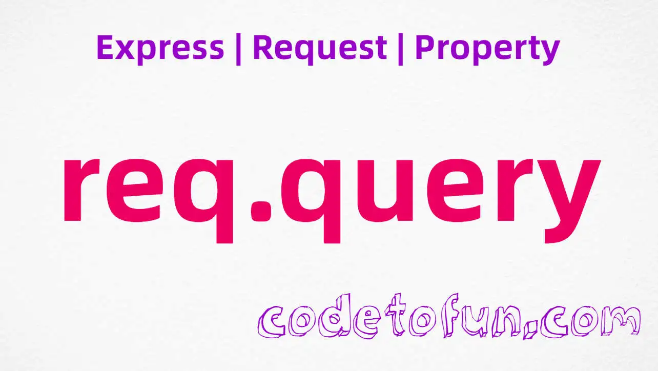 Express req.query Property