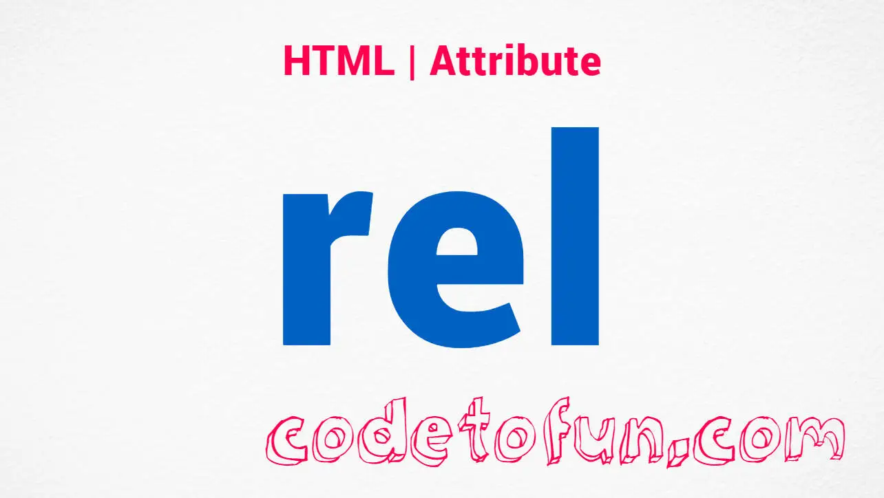 HTML rel Attribute