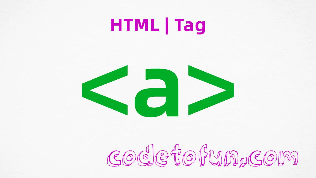 HTML a tag