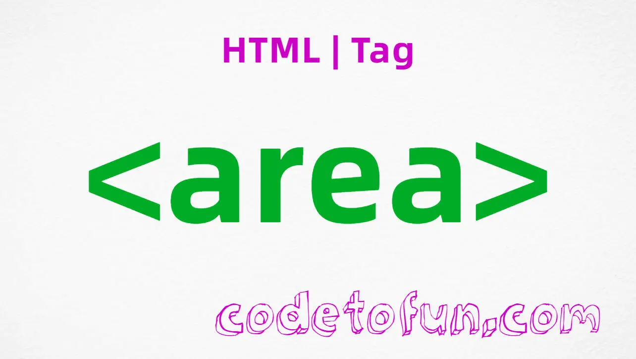 HTML area Tag