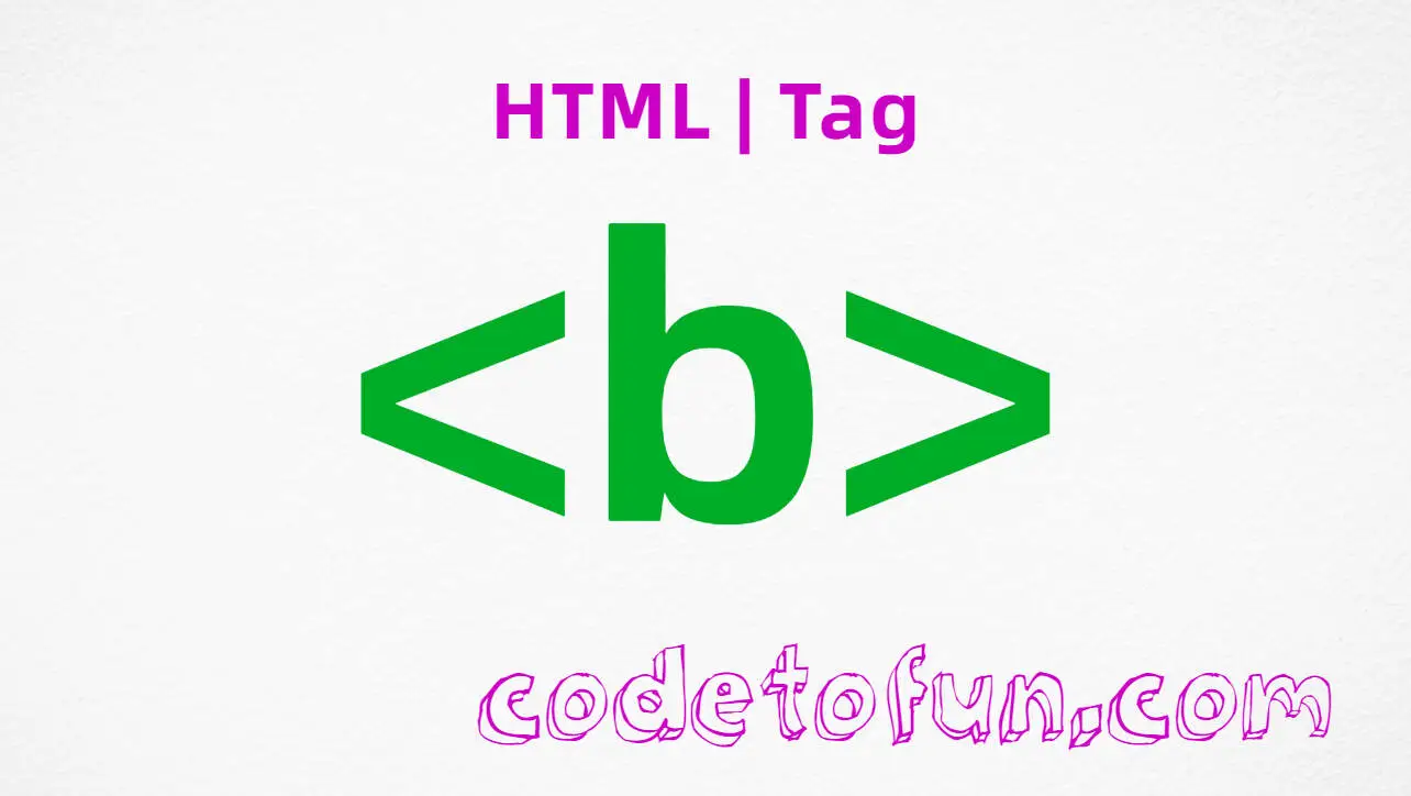 HTML b Tag