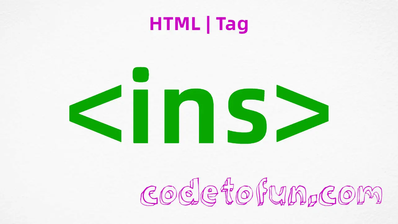 HTML ins Tag