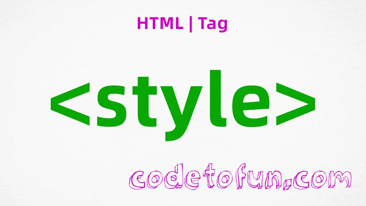 HTML style Tag