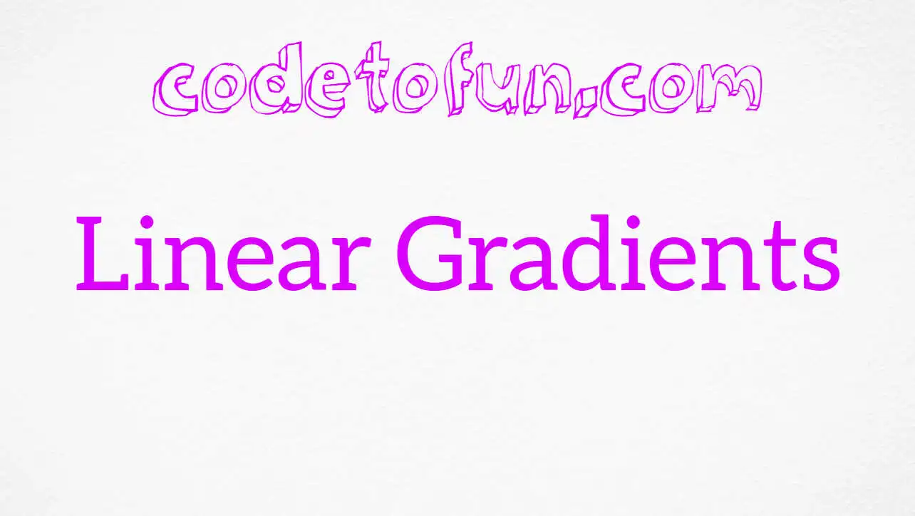 SVG Linear Gradients