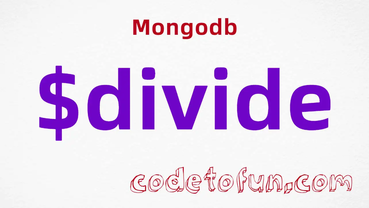 MongoDB $divide Operator