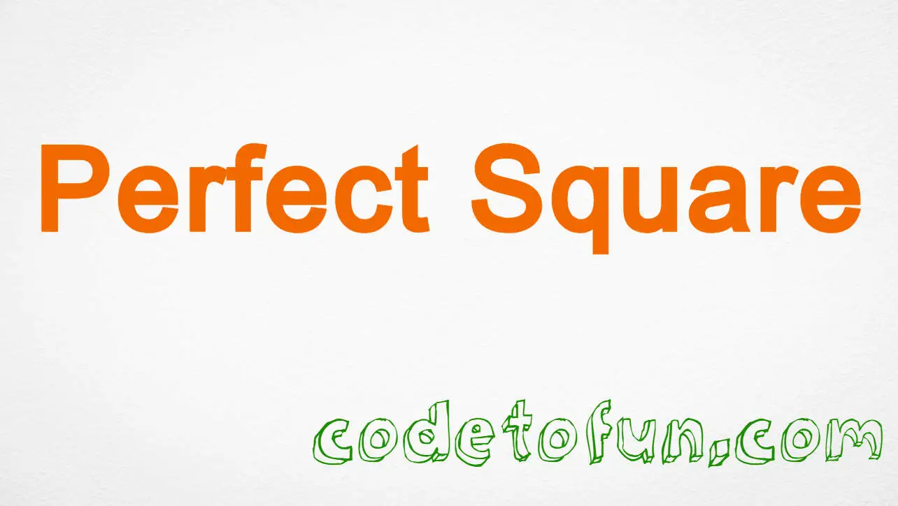 PHP Program to check Perfect Square