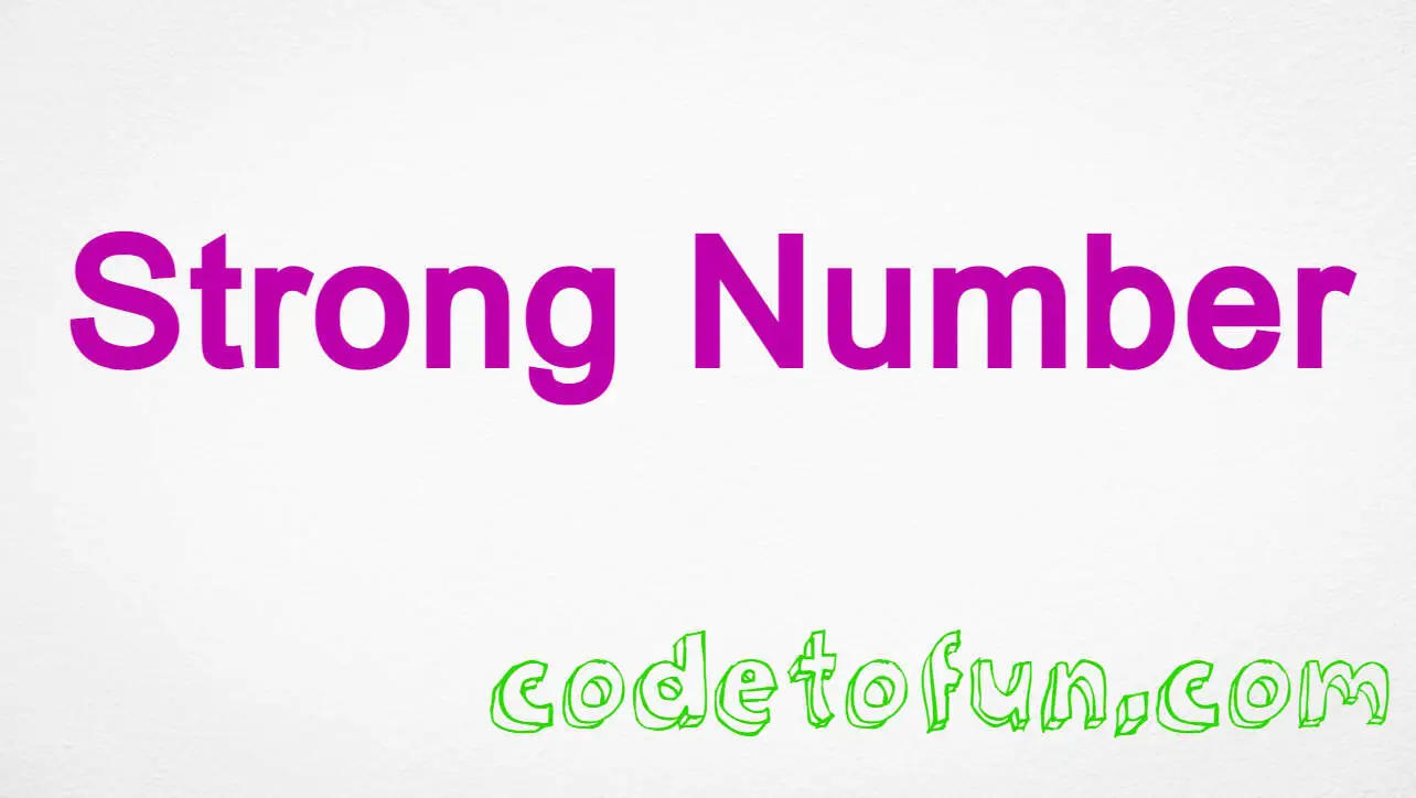 C# Program to Check Strong Number